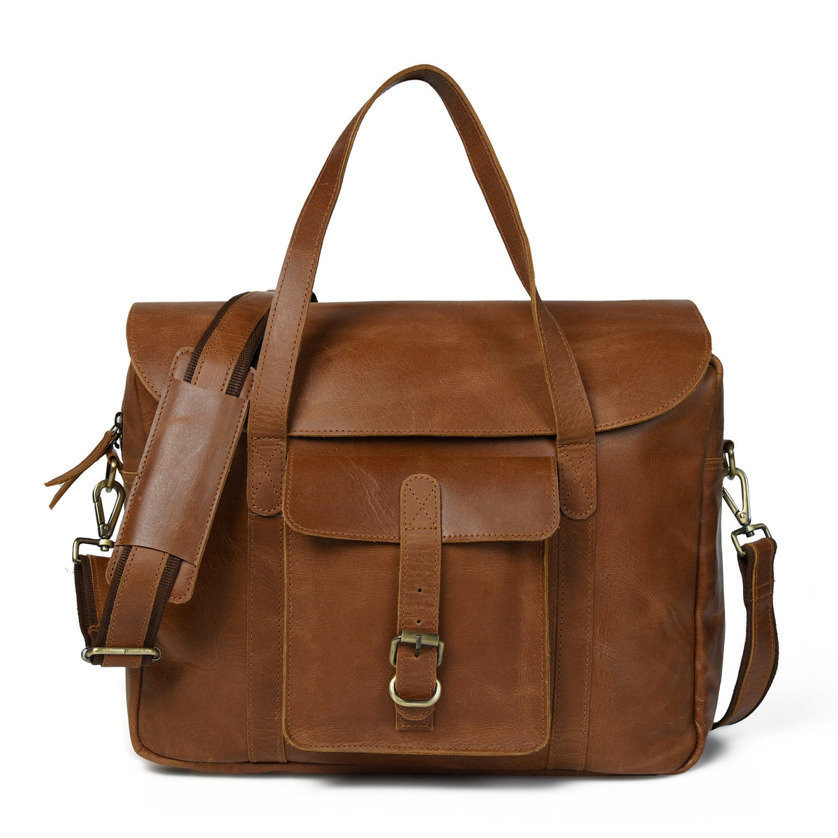 Classy Leather Bags The Oxford Messenger Bag - AVBL MRKT (2)