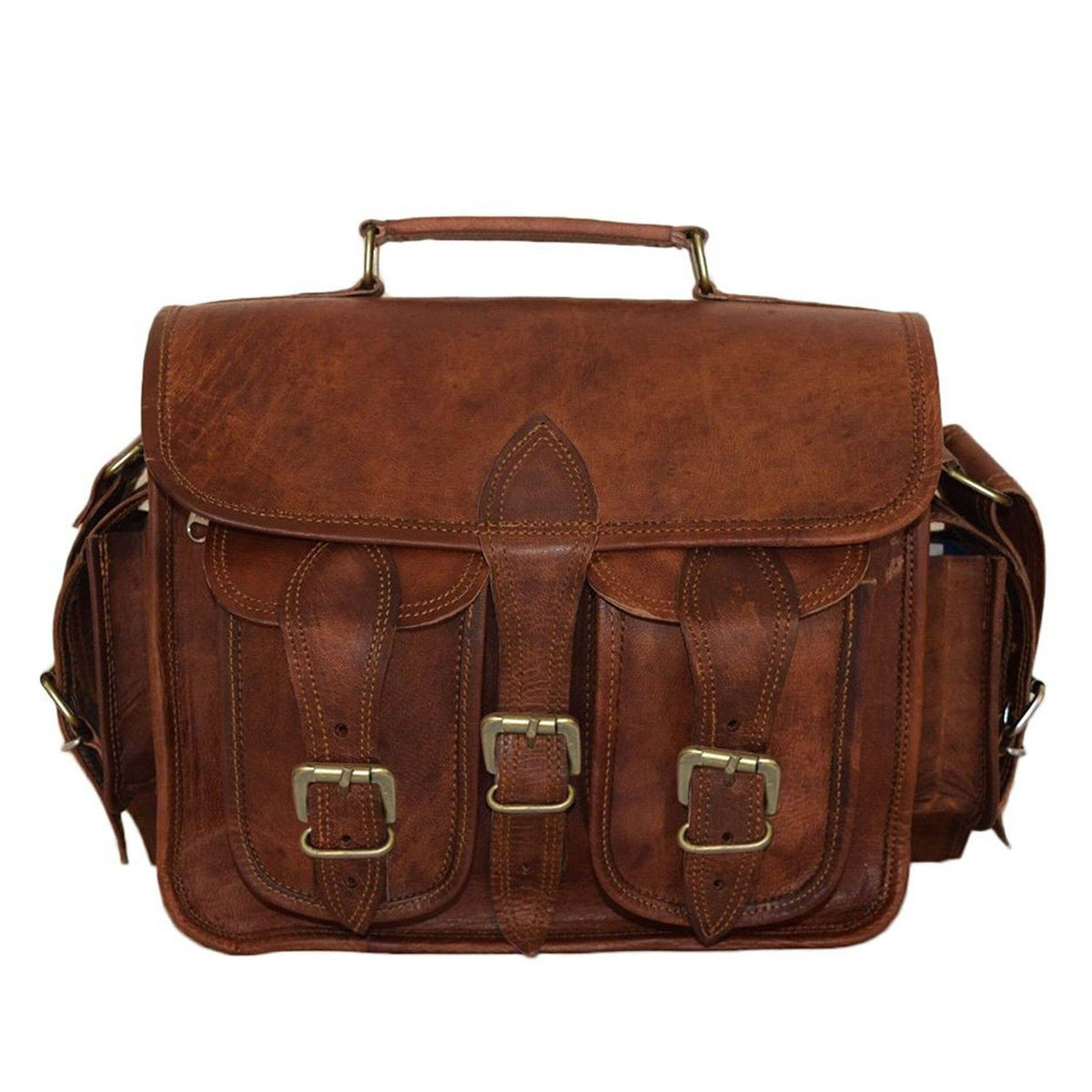 Classy Leather Bags The Pedro Camera Satchel - AVBL MRKT (1)