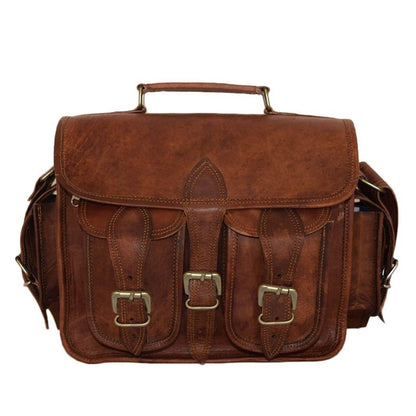 Classy Leather Bags The Pedro Camera Satchel - AVBL MRKT (1)