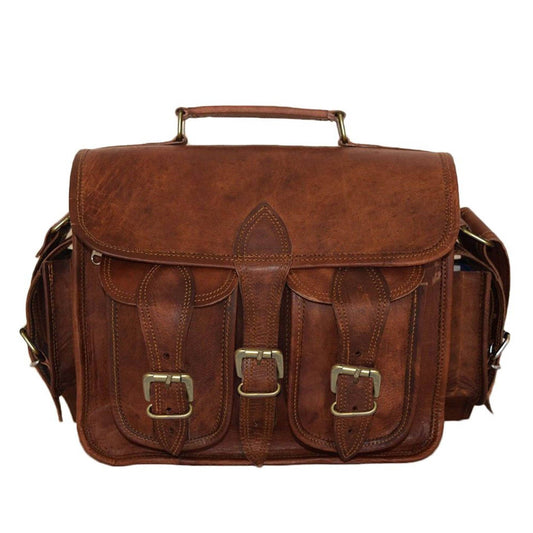 Classy Leather Bags The Pedro Camera Satchel - AVBL MRKT (1)