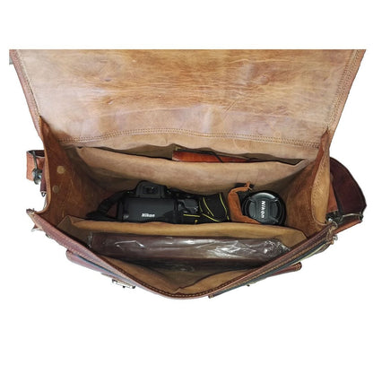 Classy Leather Bags The Pedro Camera Satchel - AVBL MRKT (5)