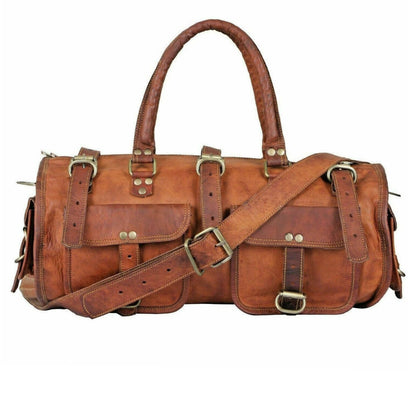 Classy Leather Bags The Porter Duffel - AVBL MRKT (1)
