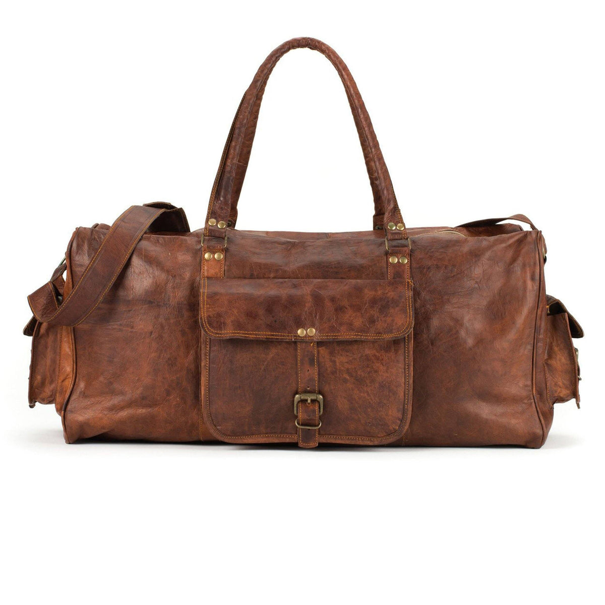 Classy Leather Bags The Portland Duffle - AVBL MRKT (1)