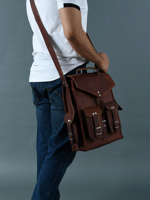 Classy Leather Bags The Pre-Historic Convertible - AVBL MRKT (5)