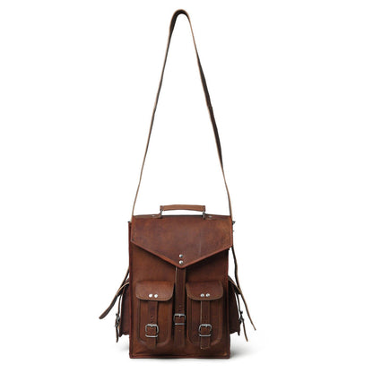 Classy Leather Bags The Pre-Historic Convertible + Free Pencil Case - AVBL MRKT (8)