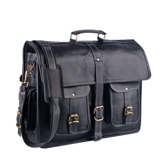 Classy Leather Bags The Retro Black - AVBL MRKT (1)