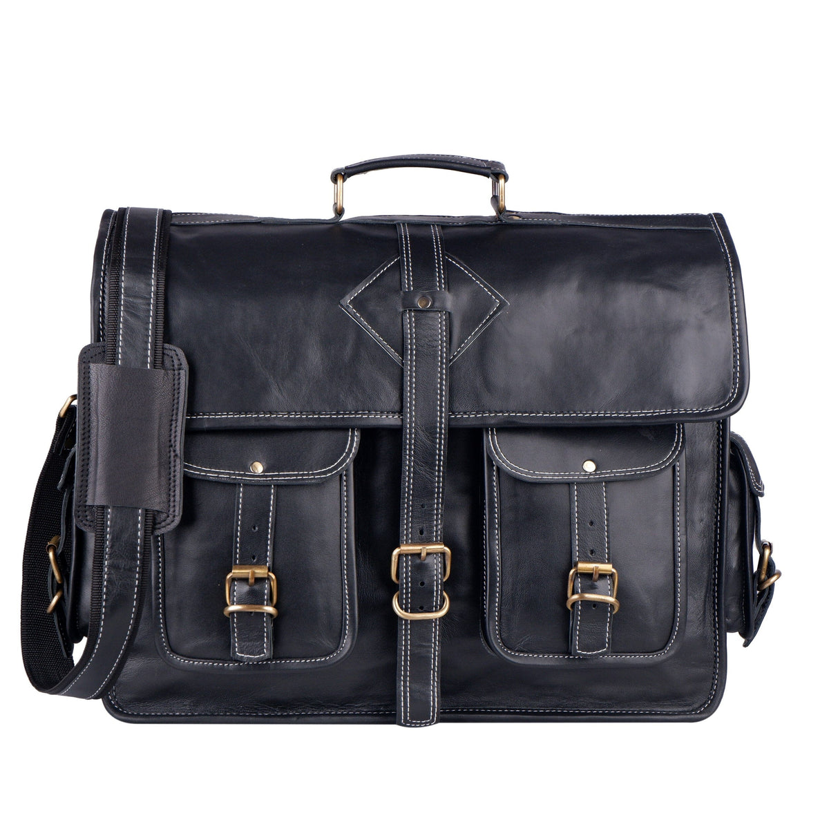 Classy Leather Bags The Retro Black - AVBL MRKT (2)