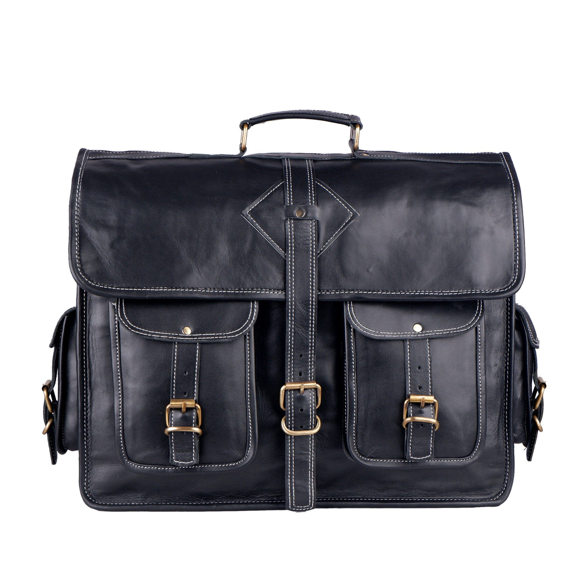 Classy Leather Bags The Retro Black - AVBL MRKT (4)