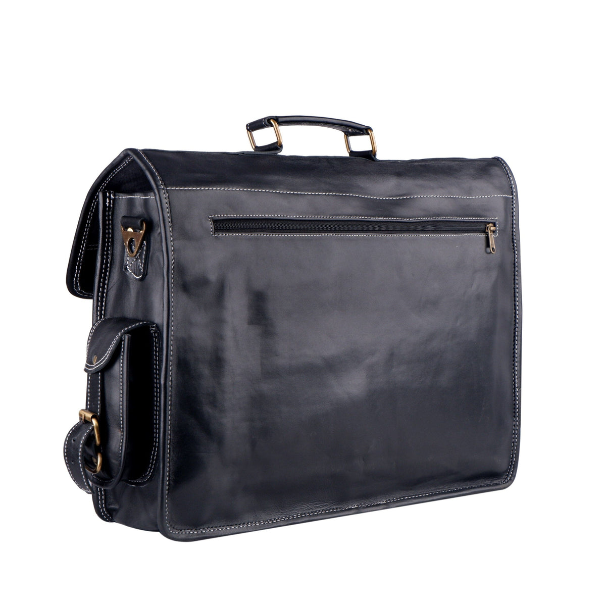 Classy Leather Bags The Retro Black + FREE Toiletry Bag - AVBL MRKT (3)