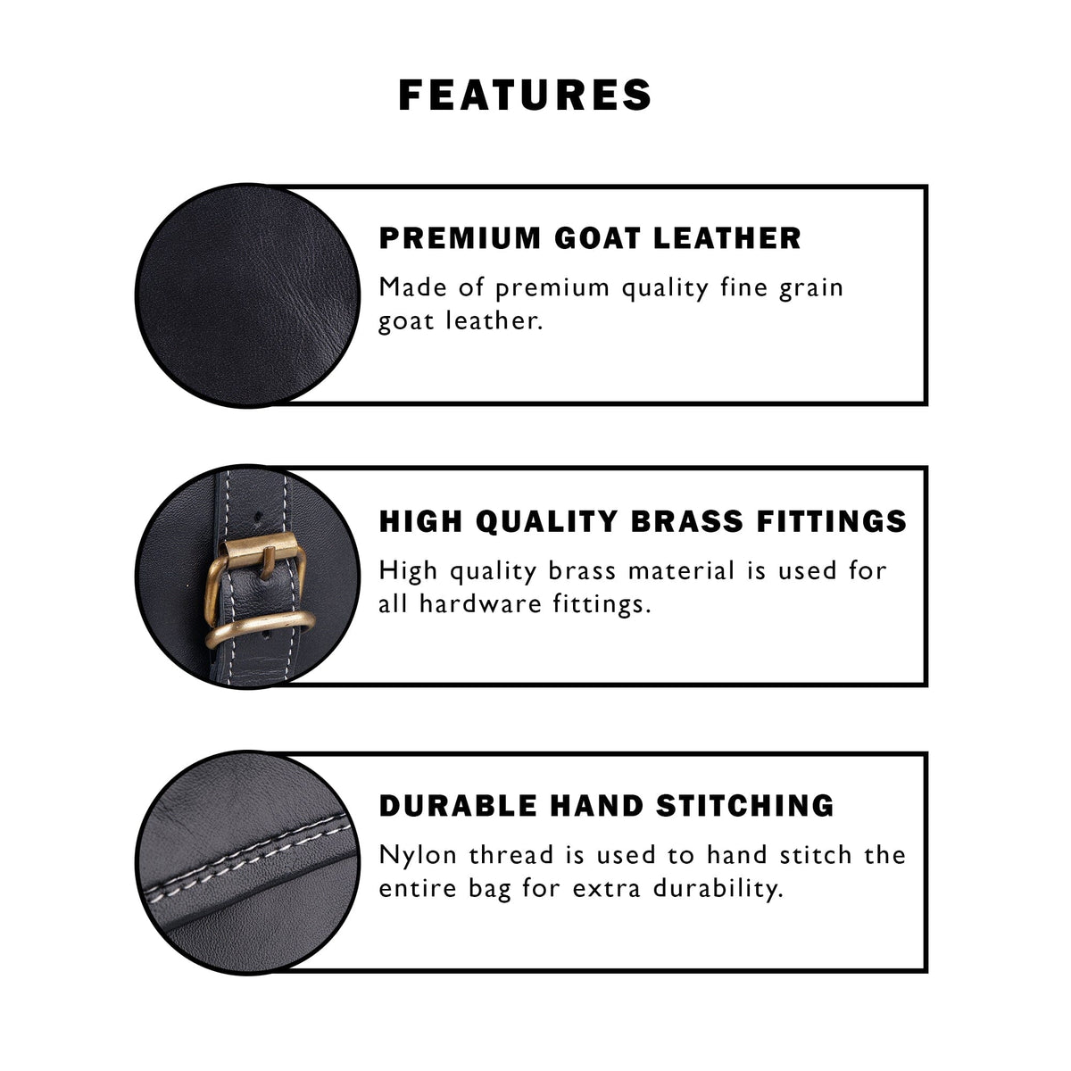 Classy Leather Bags The Retro Black + FREE Toiletry Bag - AVBL MRKT (6)