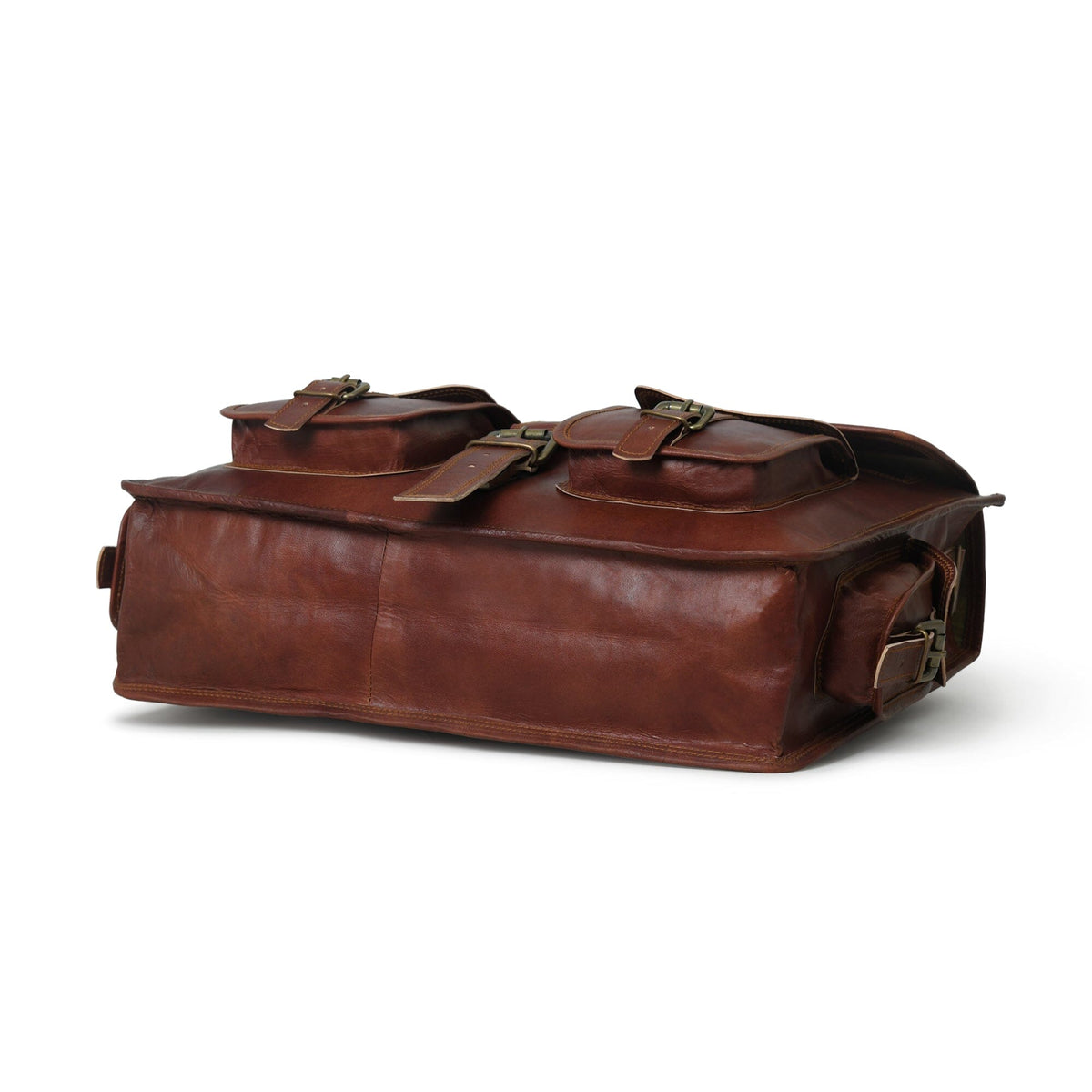 Classy Leather Bags The Retro II Office Briefcase - AVBL MRKT (6)