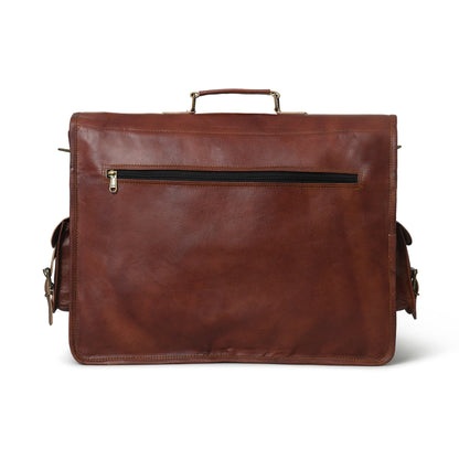 Classy Leather Bags The Retro II Office Briefcase - AVBL MRKT (7)
