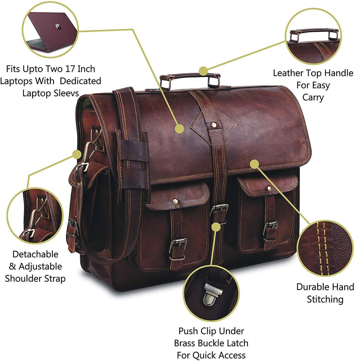Classy Leather Bags The Retro Vintage - AVBL MRKT (5)