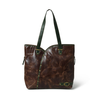 Classy Leather Bags The Riley Handbag - Brown - AVBL MRKT (1)