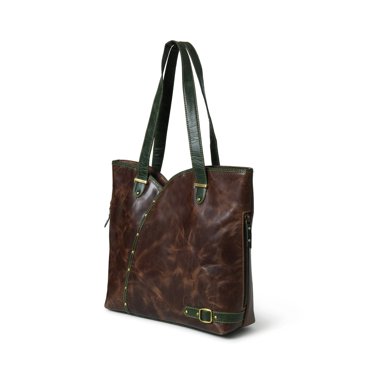 Classy Leather Bags The Riley Handbag - Brown - AVBL MRKT (3)