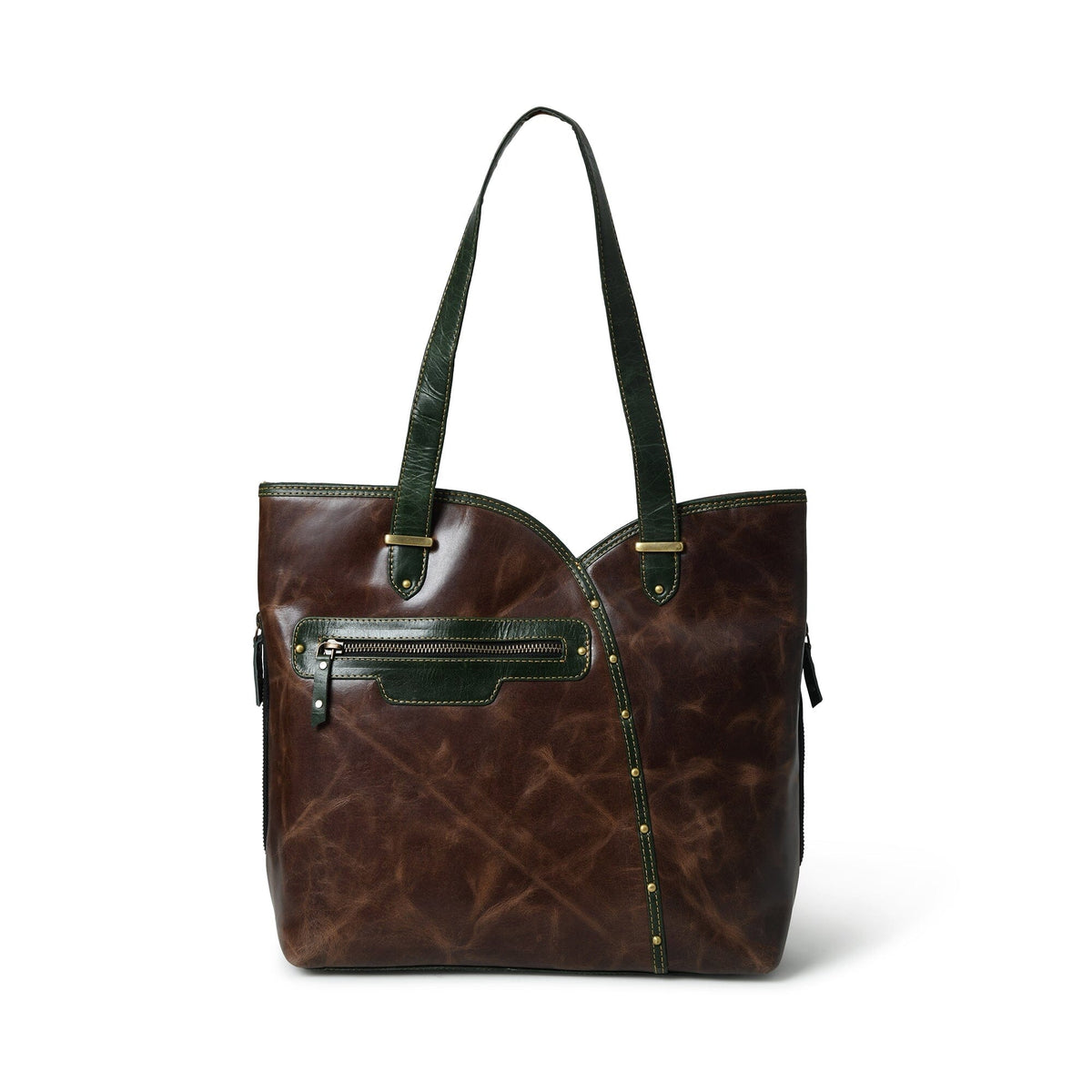 Classy Leather Bags The Riley Handbag - Brown - AVBL MRKT (4)