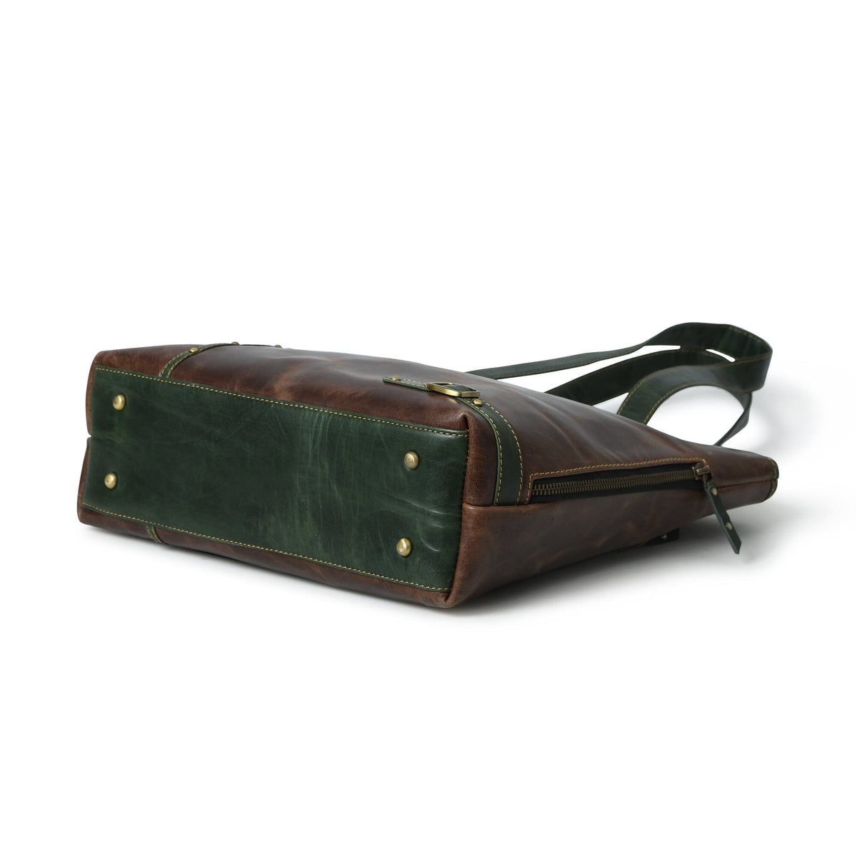 Classy Leather Bags The Riley Handbag - Brown - AVBL MRKT (5)