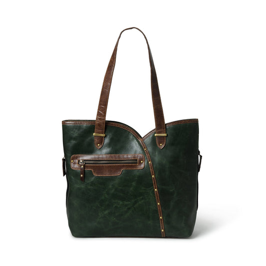 Classy Leather Bags The Riley Handbag- Green - AVBL MRKT (1)