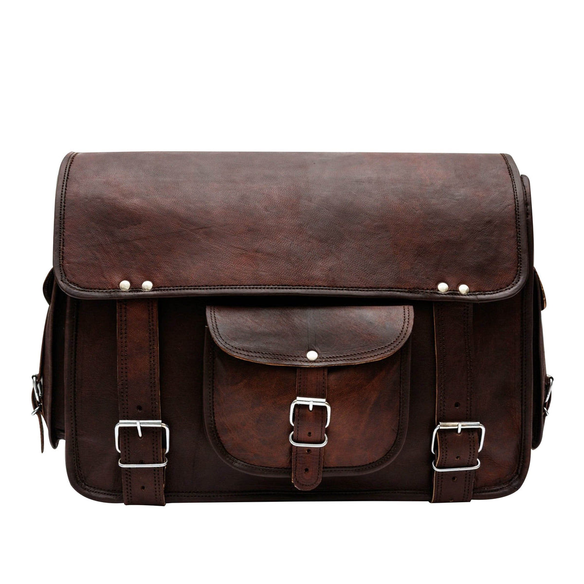 Classy Leather Bags The Rugged Messenger - AVBL MRKT (1)