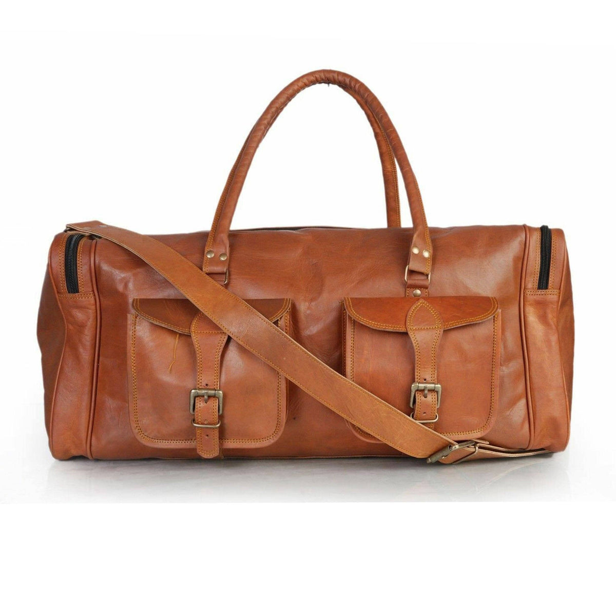 Classy Leather Bags The Snyder Duffle - AVBL MRKT (1)