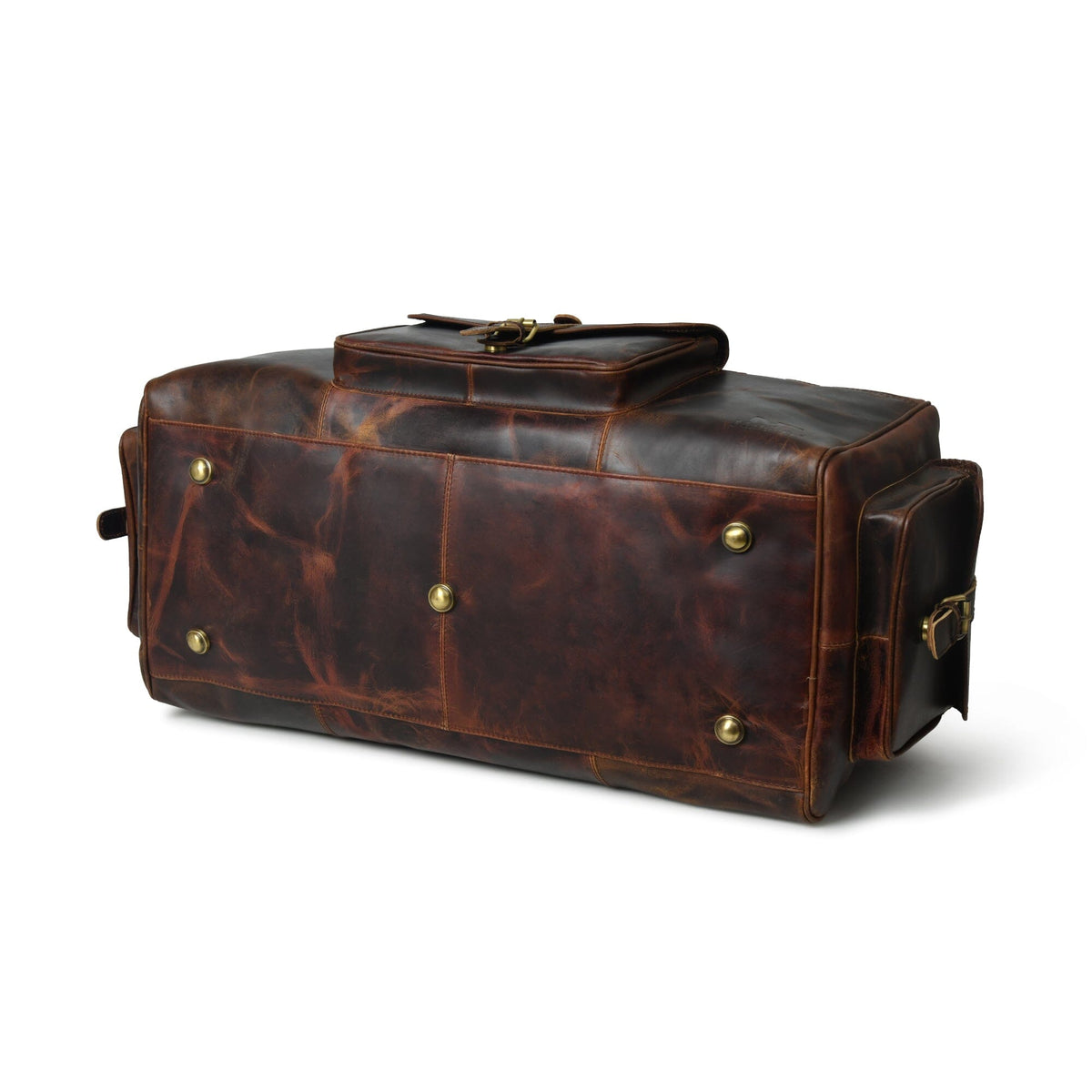 Classy Leather Bags The Stellan Buffalo Duffel - AVBL MRKT (10)