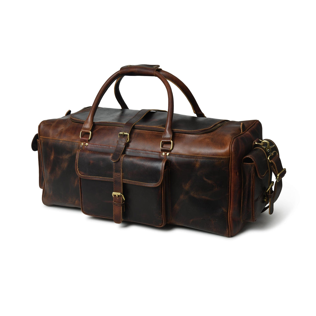Classy Leather Bags The Stellan Buffalo Duffel - AVBL MRKT (2)