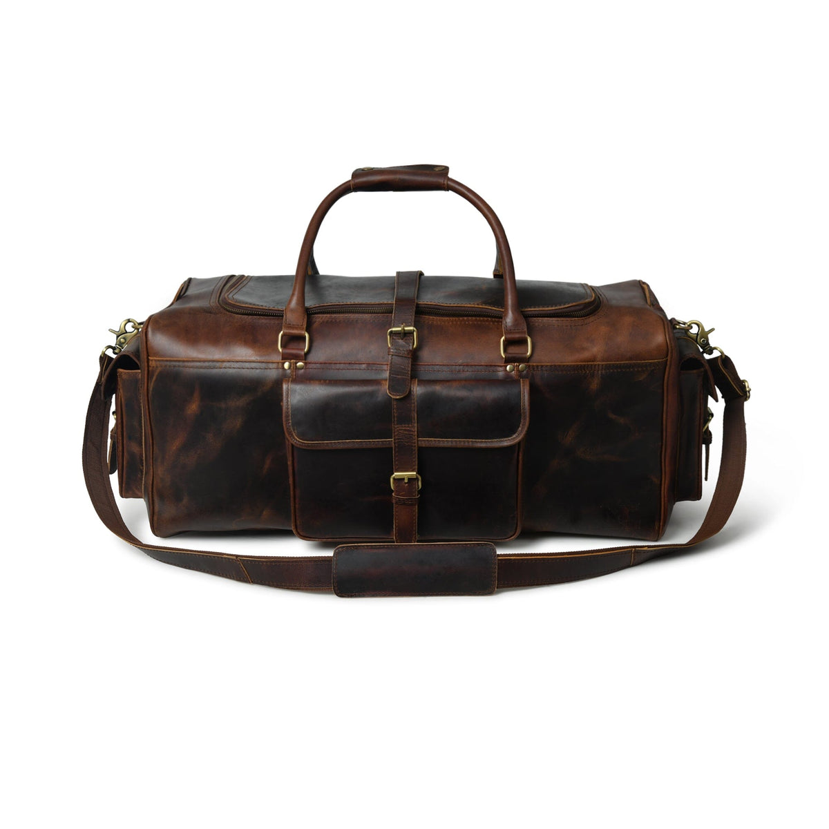 Classy Leather Bags The Stellan Buffalo Duffel - AVBL MRKT (5)