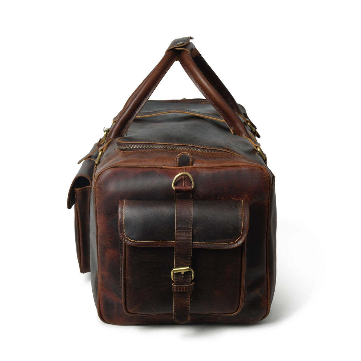 Classy Leather Bags The Stellan Buffalo Duffel - AVBL MRKT (7)