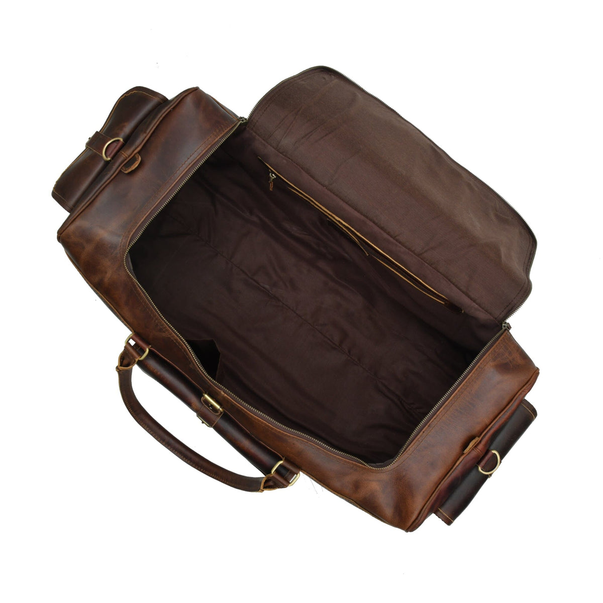 Classy Leather Bags The Stellan Buffalo Duffel - AVBL MRKT (9)