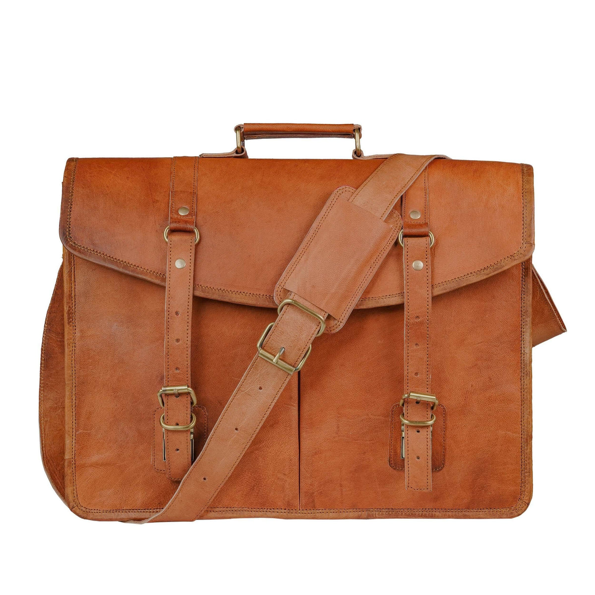 Classy Leather Bags The Tan Brown - AVBL MRKT (1)
