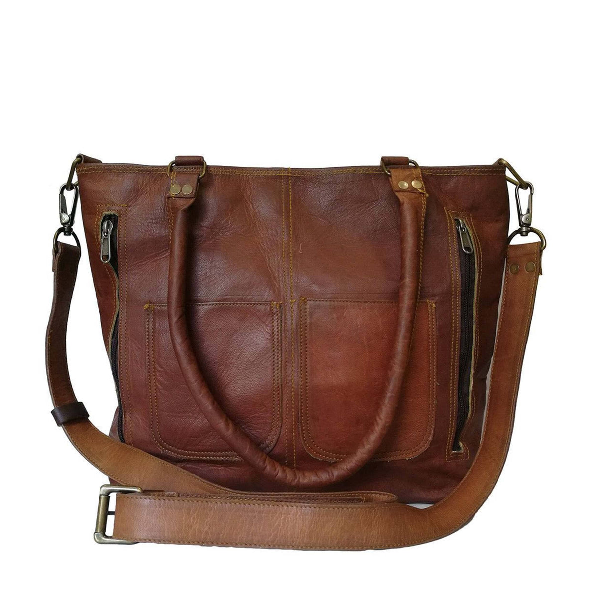 Classy Leather Bags The Terry Tote - AVBL MRKT (1)