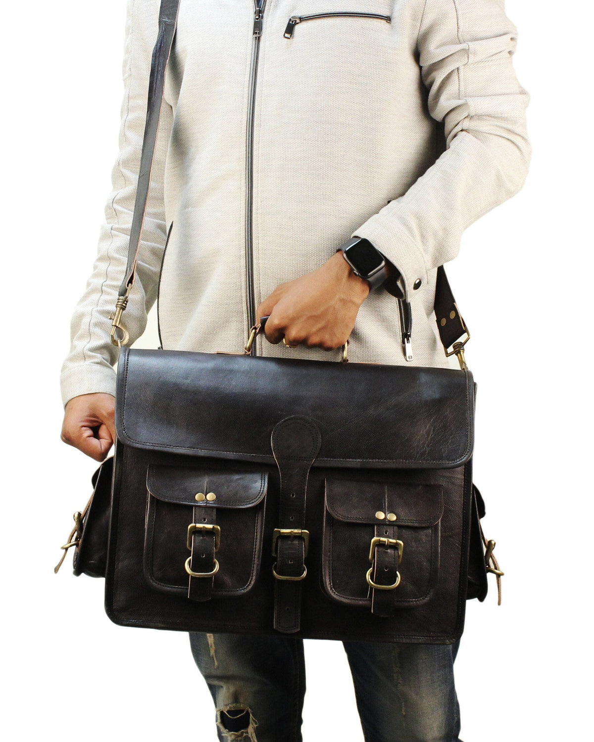 Classy Leather Bags The Vintage Black - AVBL MRKT (6)