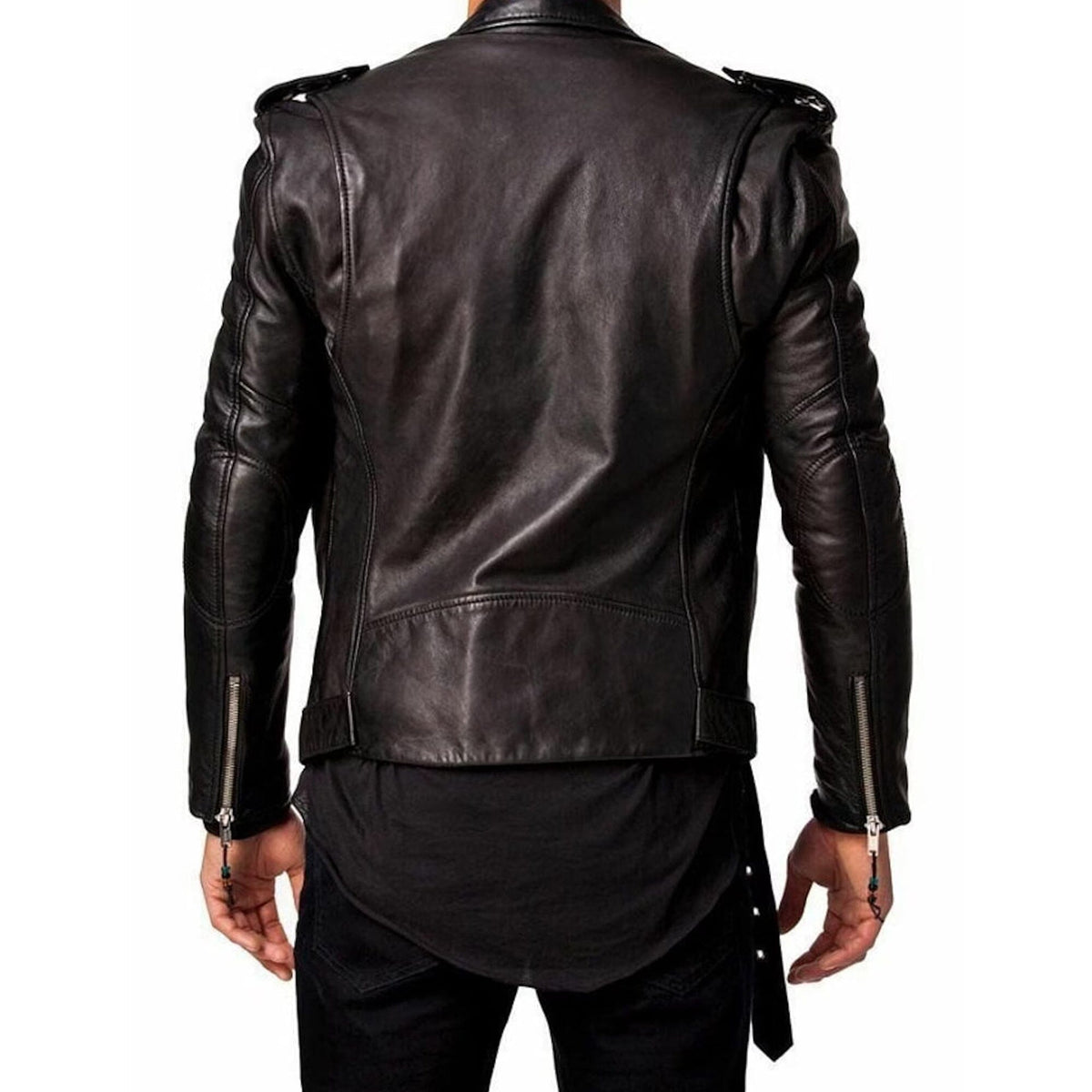 Classy Leather Bags The Viper Leather Bikers Jacket - AVBL MRKT (3)