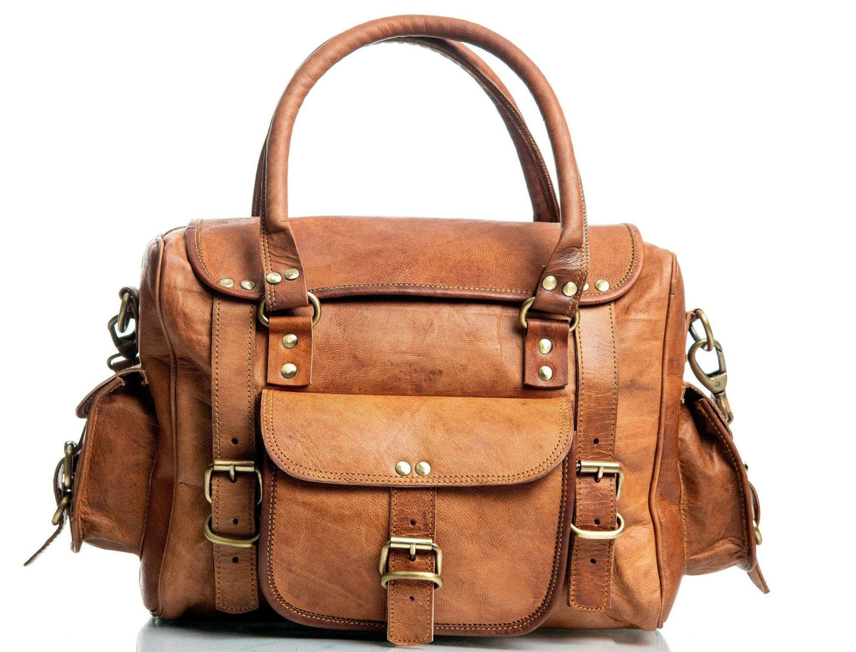 Classy Leather Bags The Walker Tanned - AVBL MRKT (2)