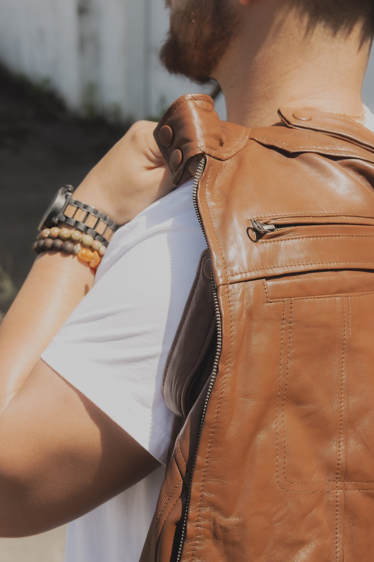 Classy Leather Bags The Wilkinson Brown Leather Jacket - AVBL MRKT (6)