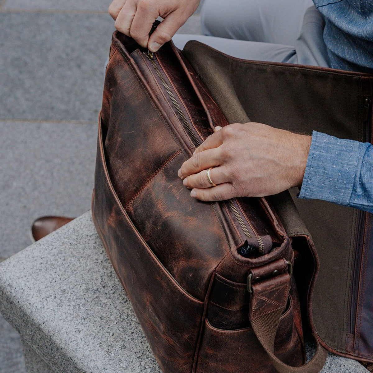Classy Leather Bags The Wilson Crossbody - AVBL MRKT (7)