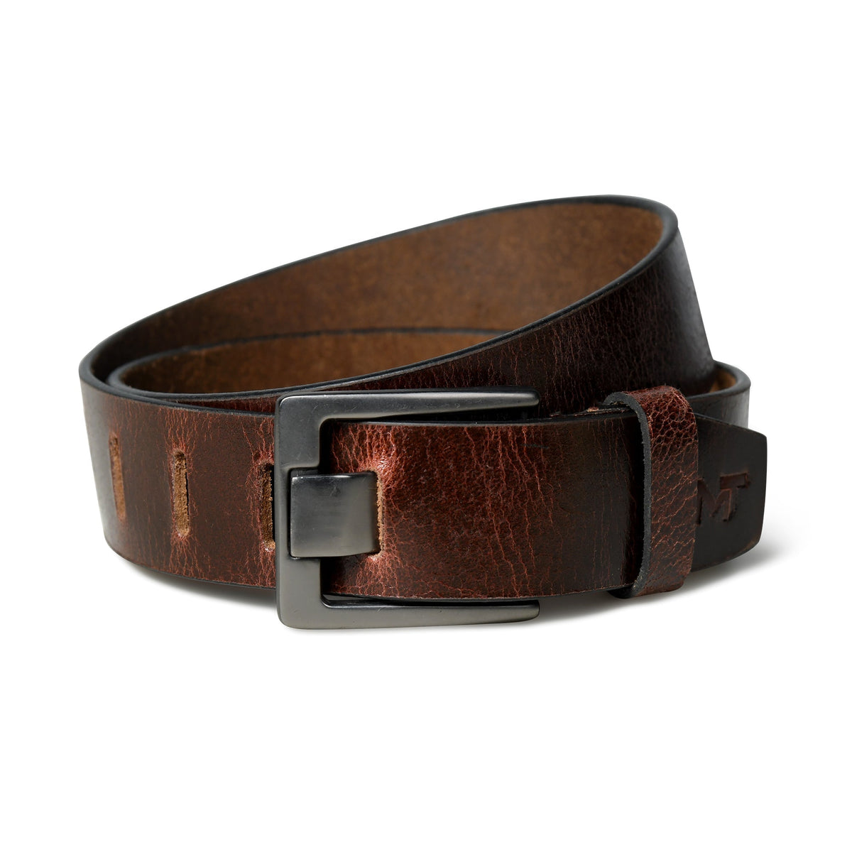 Classy Leather Bags Timberline Dark Brown Leather Belt - AVBL MRKT (3)