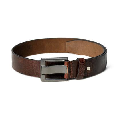 Classy Leather Bags Timberline Dark Brown Leather Belt - AVBL MRKT (4)