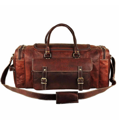 Classy Leather Bags Traveler Weekender Duffle - AVBL MRKT (1)