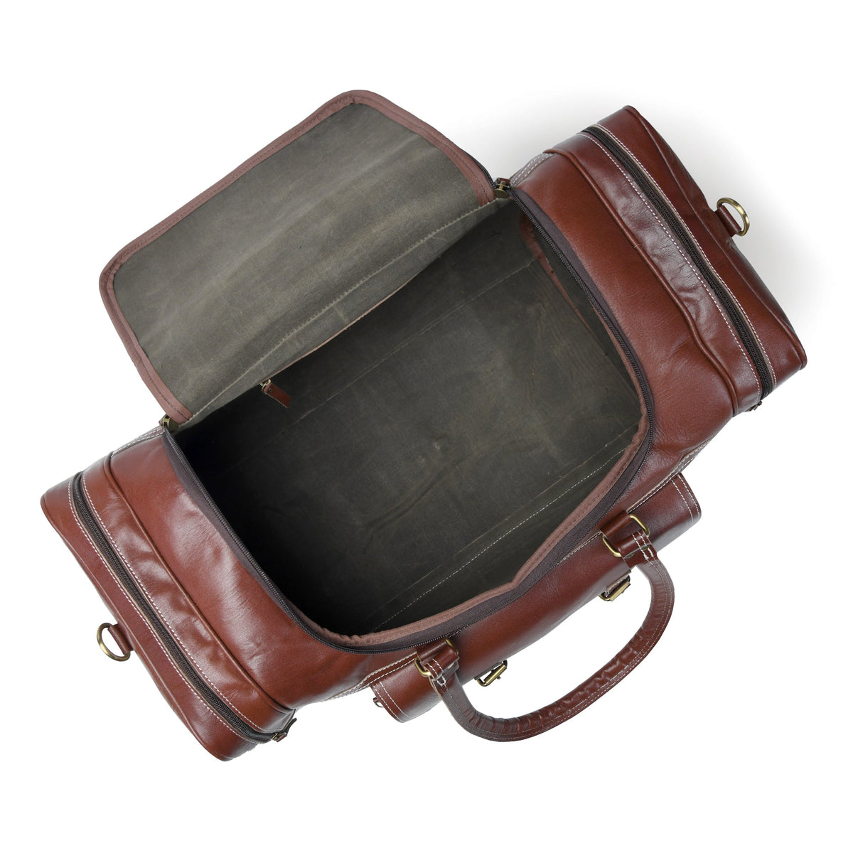 Classy Leather Bags Upgraded Traveler Weekender Duffle - AVBL MRKT (10)