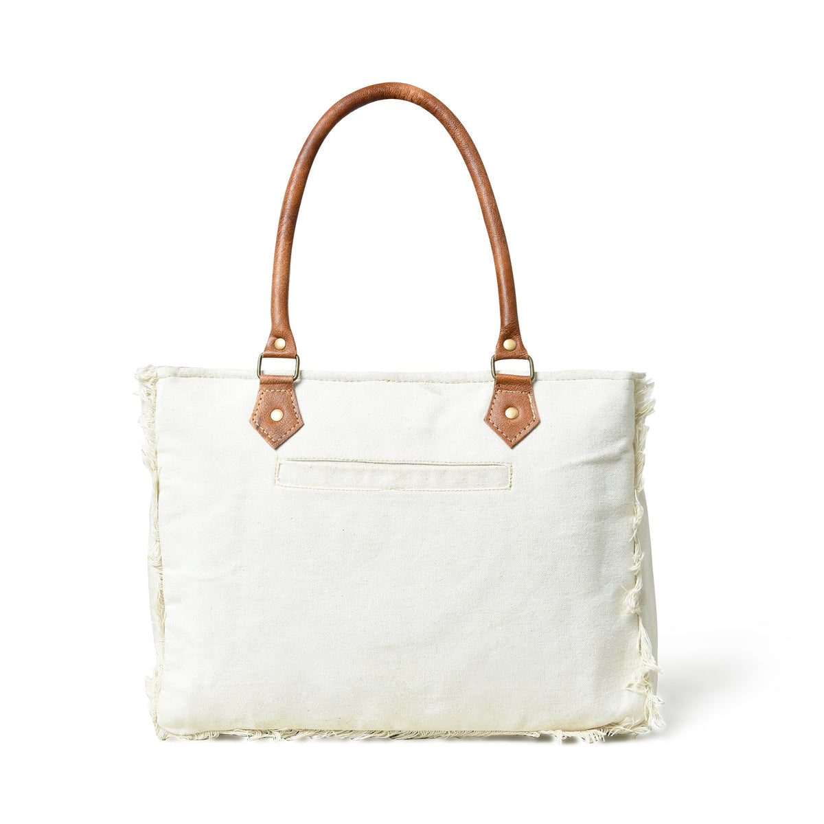 Classy Leather Bags Urban Zigzag Canvas Shopper's Tote - AVBL MRKT (4)