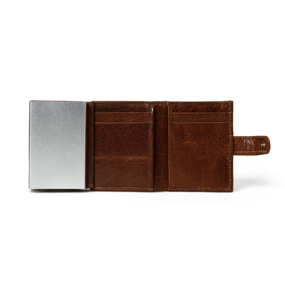 Classy Leather Bags UrbanEdge Wallet cum Card Holder - With Aluminium Case - AVBL MRKT (2)