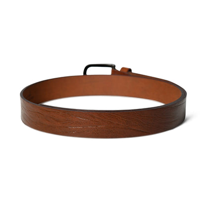 Classy Leather Bags Vibrant Brown Pin Buckle Belt - AVBL MRKT (5)