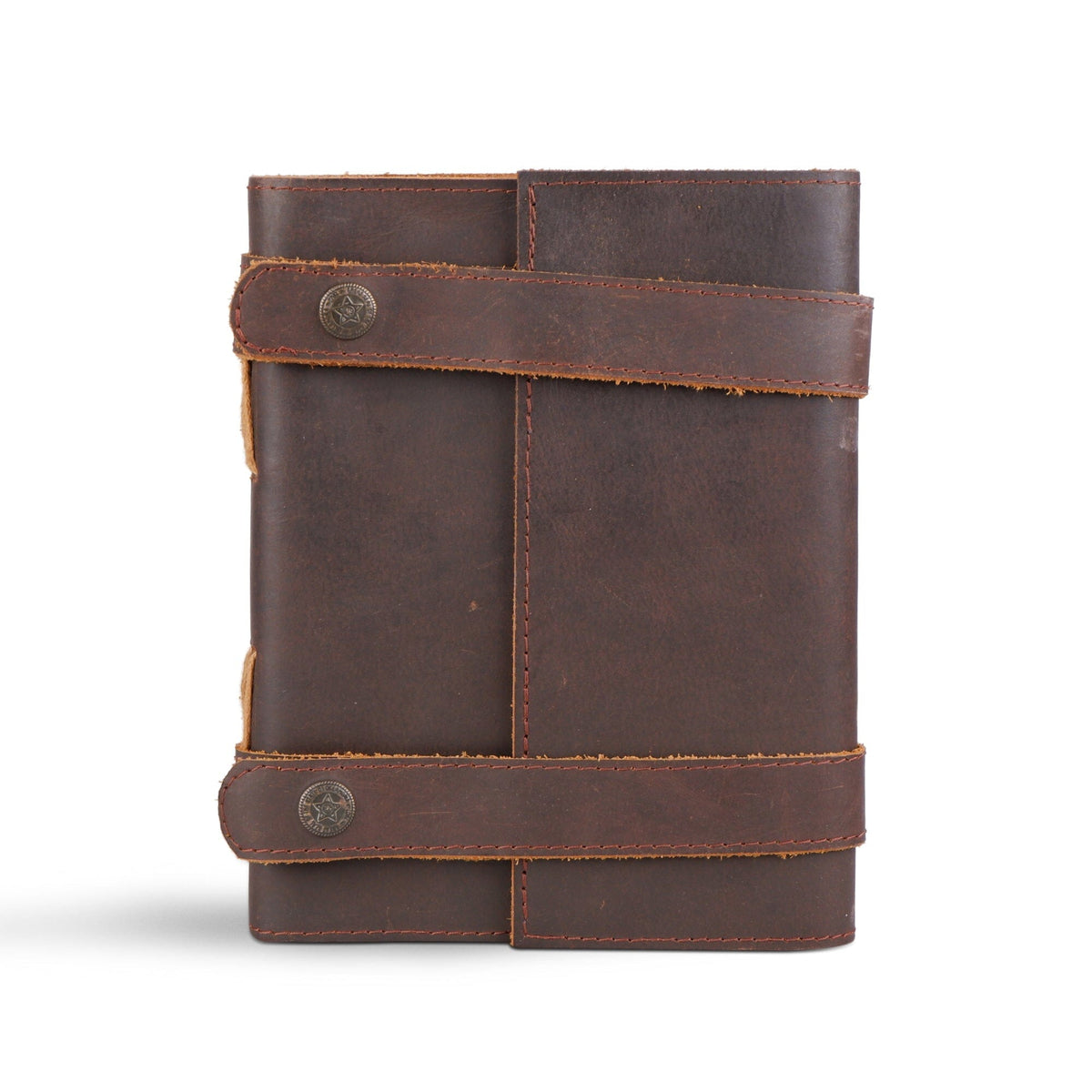 Classy Leather Bags Vintage Dark Brown Leather Journal - AVBL MRKT (4)