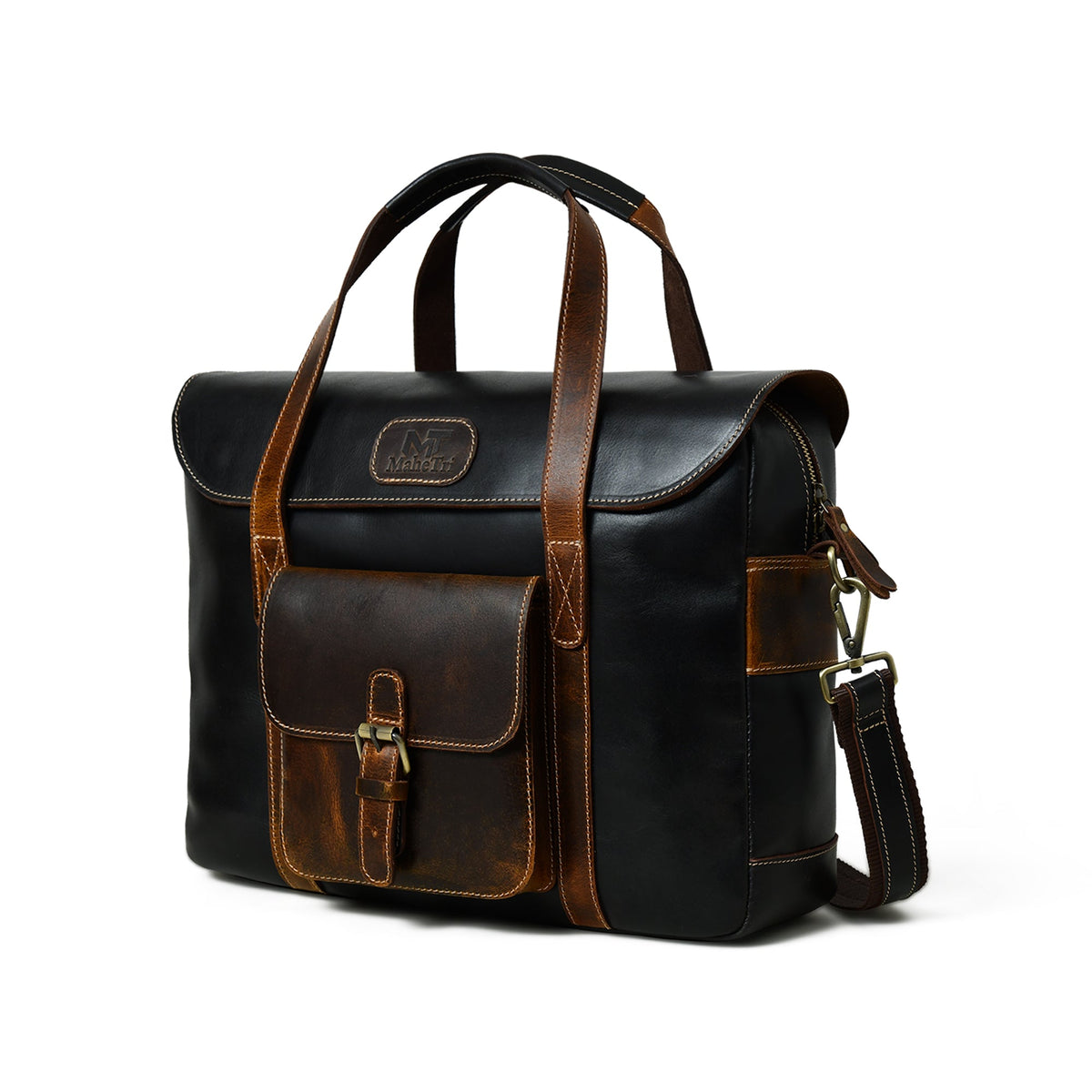 Classy Leather Bags Walker Office Travel Top Handle Bag - AVBL MRKT (1)