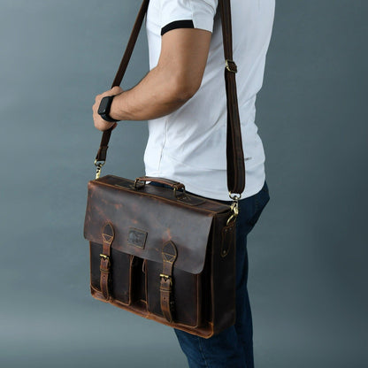Classy Leather Bags Wall Street Briefcase - AVBL MRKT (4)