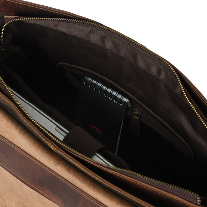 Classy Leather Bags Wall Street Briefcase - AVBL MRKT (7)