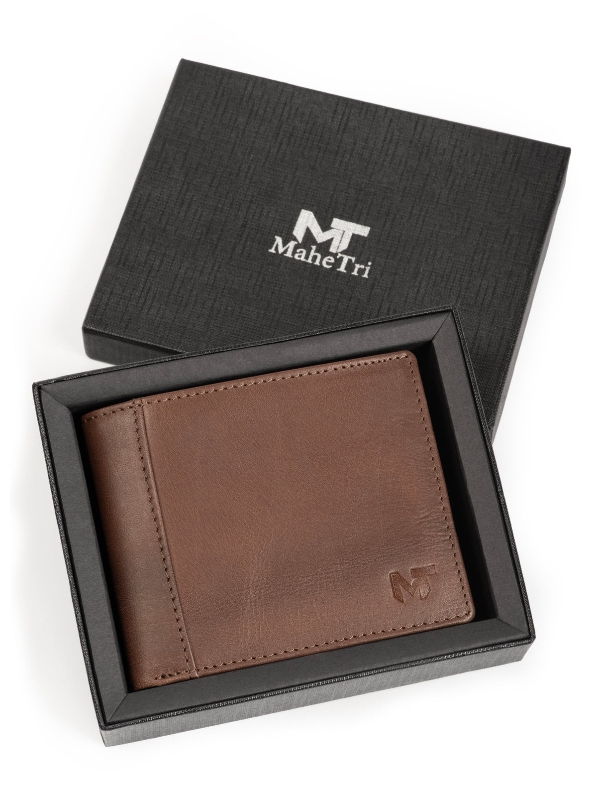 Classy Leather Bags Wealth Ward Brown Bi-folded Wallet - AVBL MRKT (2)