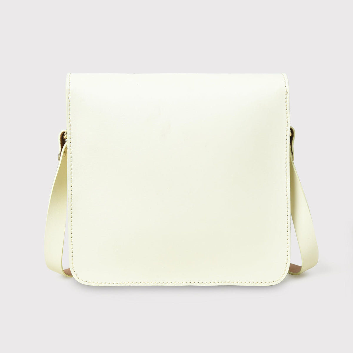 Classy Leather Bags White Elegance Crossbody Sling Bag - AVBL MRKT (4)