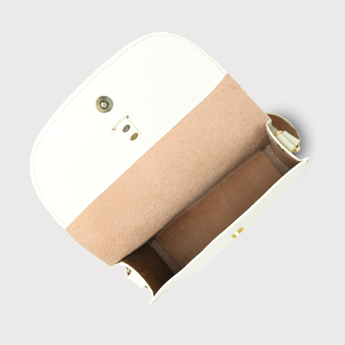 Classy Leather Bags White Elegance Crossbody Sling Bag - AVBL MRKT (8)